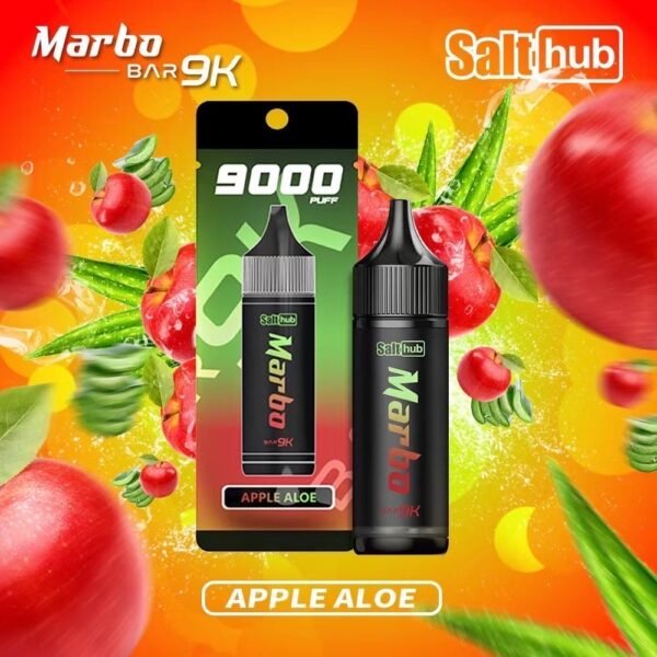 พอตใช้แล้วทิ้ง marbo 9k apple aloe