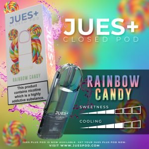 หัวน้ำยาพอต jues plus rainbow candy