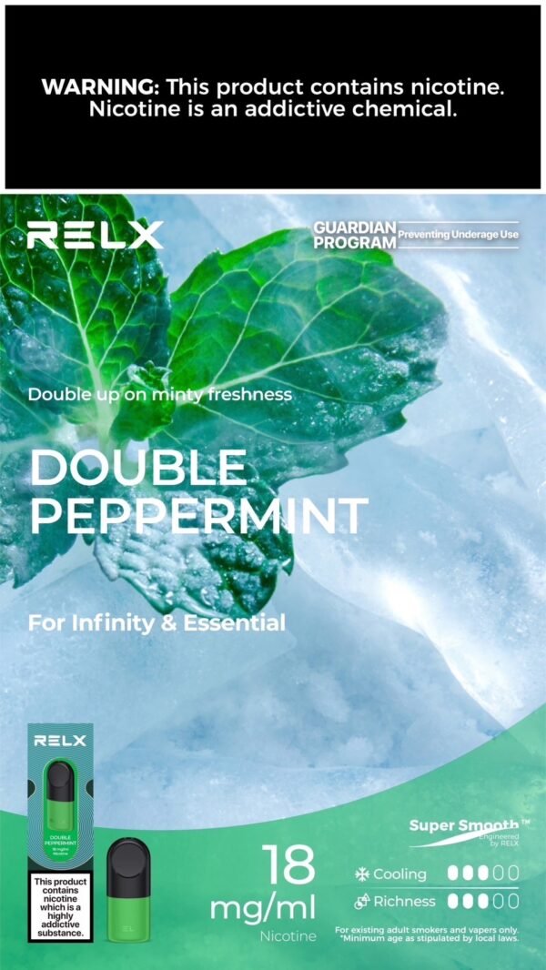 หัวพอต relx กลิ่น double peppermint