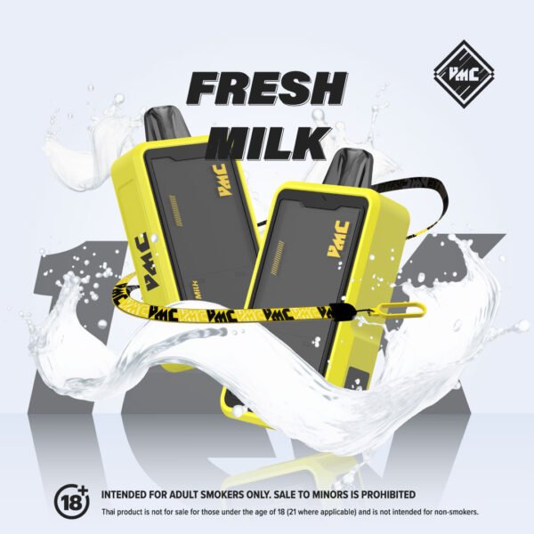 บุหรี่ไฟฟ้าเชียงใหม่-พอตใช้แล้วทิ้ง-vmc12k-fresh milk