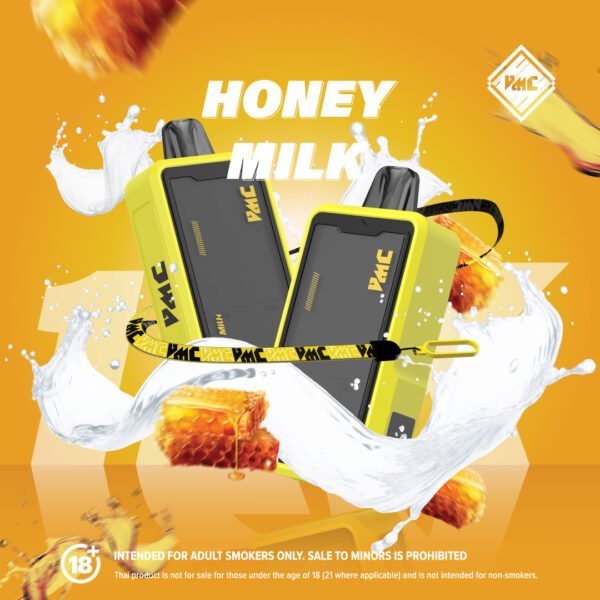 บุหรี่ไฟฟ้าเชียงใหม่-พอตใช้แล้วทิ้ง-vmc12k-honey milk