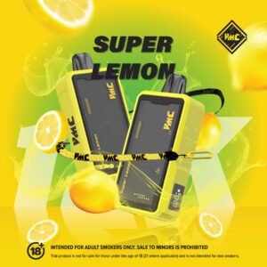 บุหรี่ไฟฟ้าเชียงใหม่-พอตใช้แล้วทิ้ง-vmc12k-super lemon